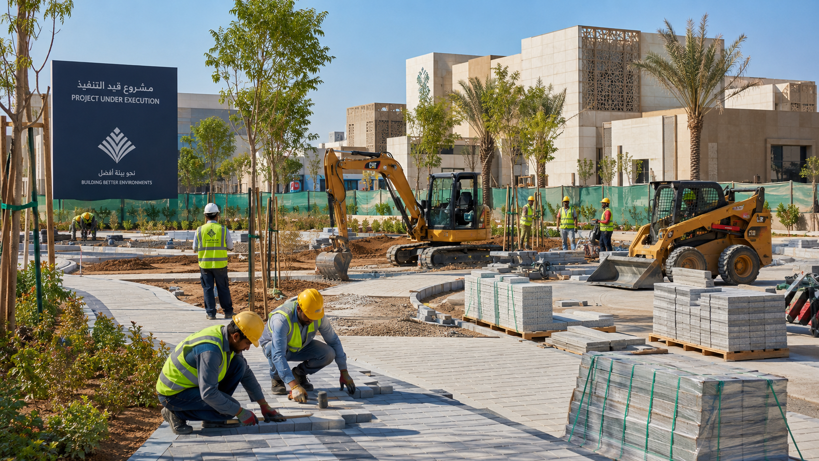 Infrastructure works in progress